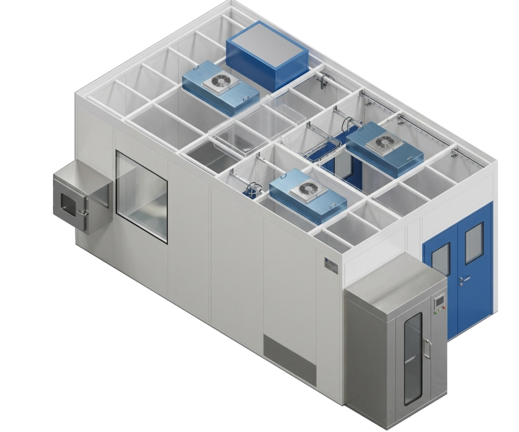 MÓDULO CLEAN ROOM ISO 8 3D