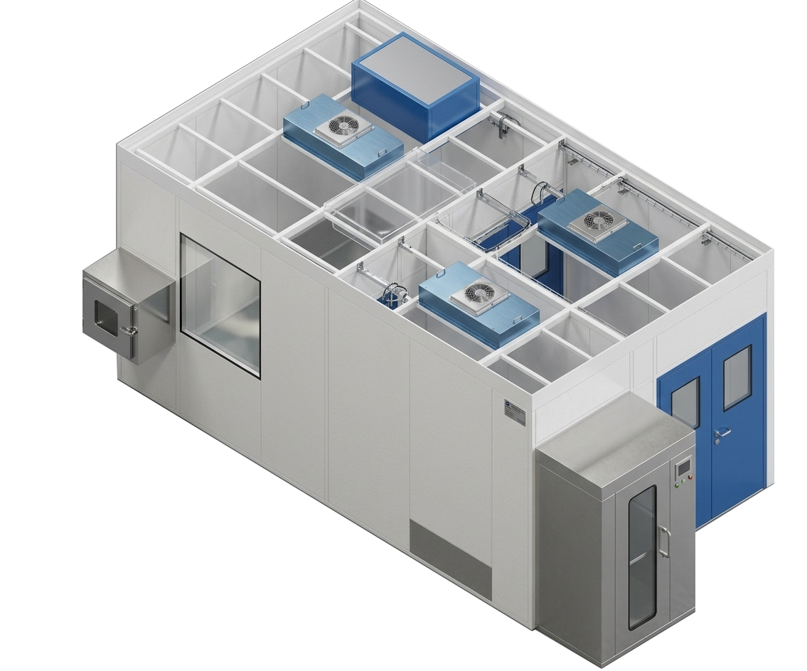 MÓDULO CLEAN ROOM ISO 8 3D