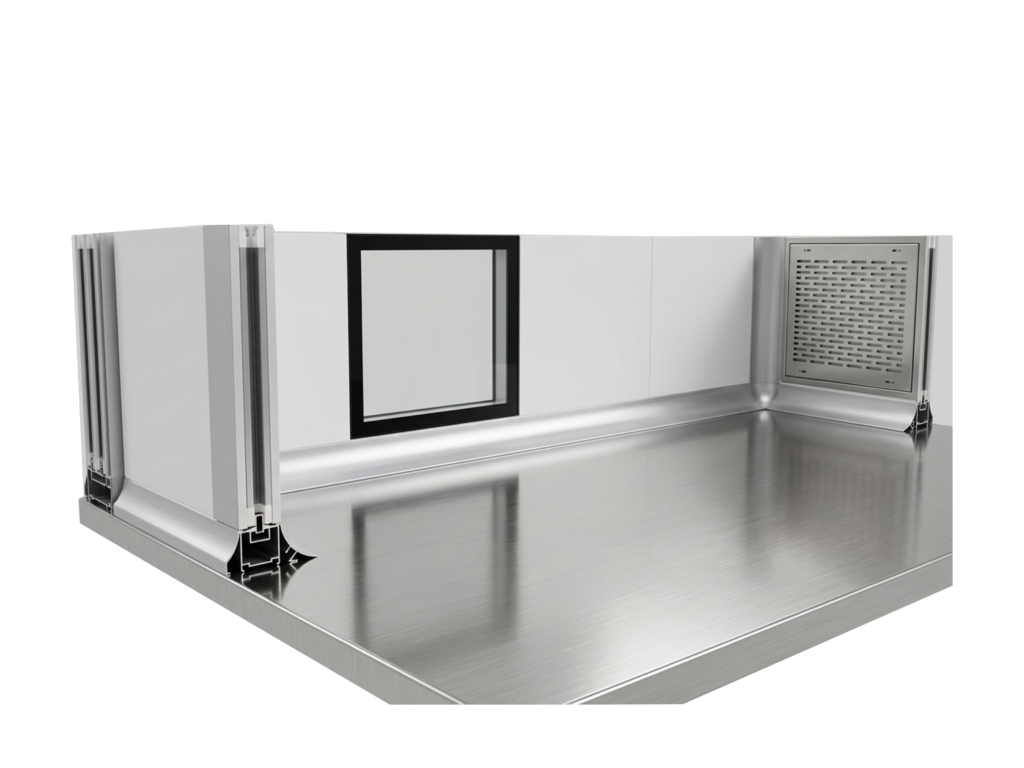 Modulo armado con paneles